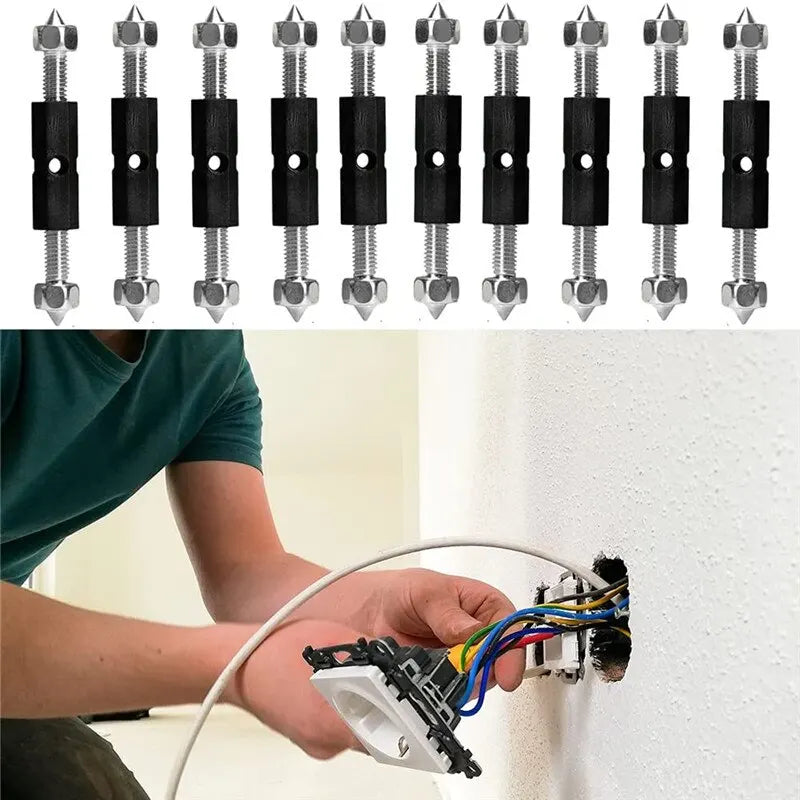 10-Pack Electrical Box Repair Kit – Adjustable Screw Support Rods Electrical Box Repair Kit Oasis Select