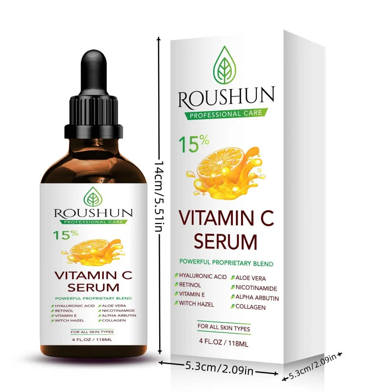 ROUSHUN 118ml Vitamin C Serum – Face, Body & Eye Essence