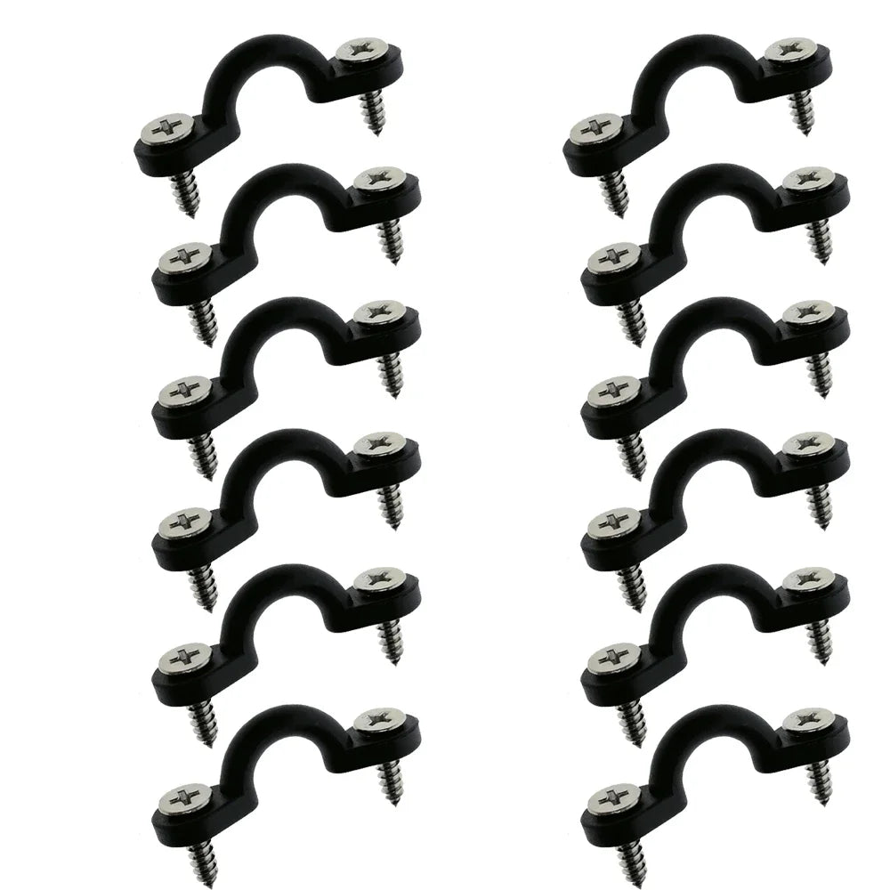 Kayak Nylon Pad Eyes With Stainless Screws Canoes Boat Deck Loops Tie Down Pad Oasis Select 12 Piece Black