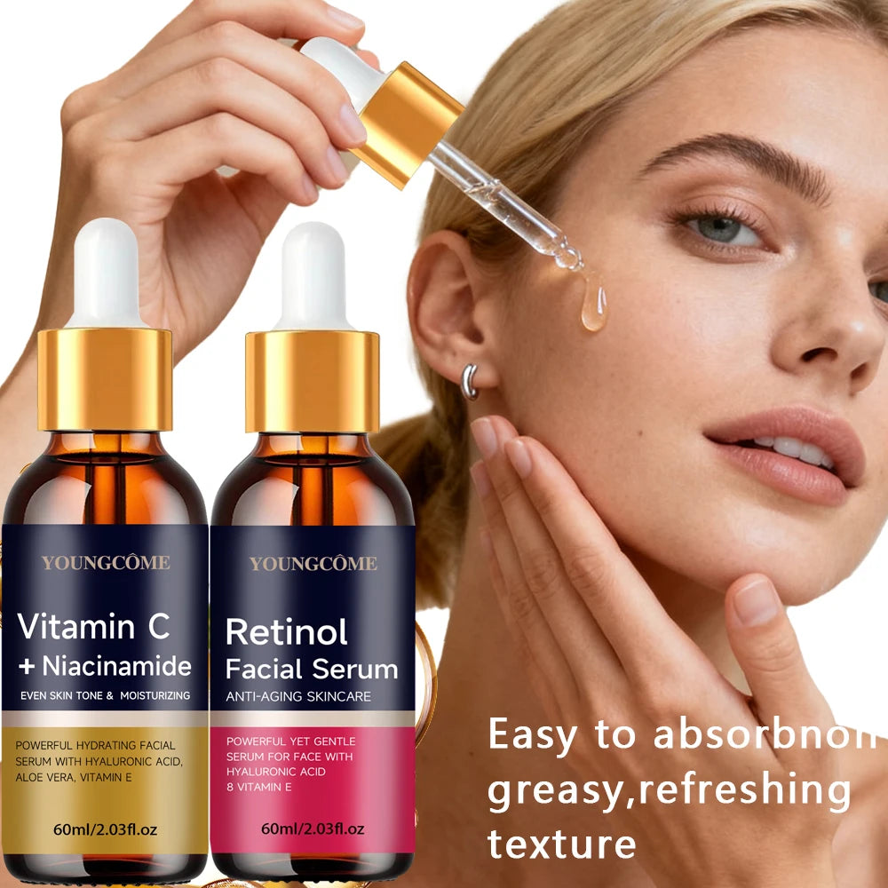 YOUNGCOME Retinol Face Serum – Hydrating Pore-Minimizing Essence Retinol Face Serum Oasis Select