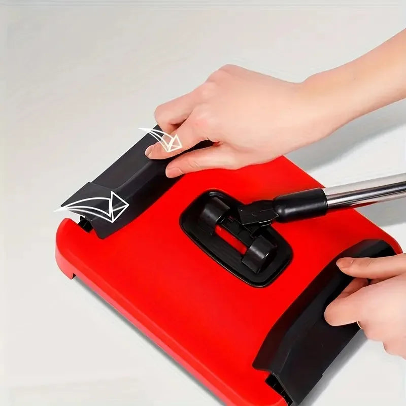 Hand Push Carpet Floor Sweeper – Pet Hair & Dust Cleaner