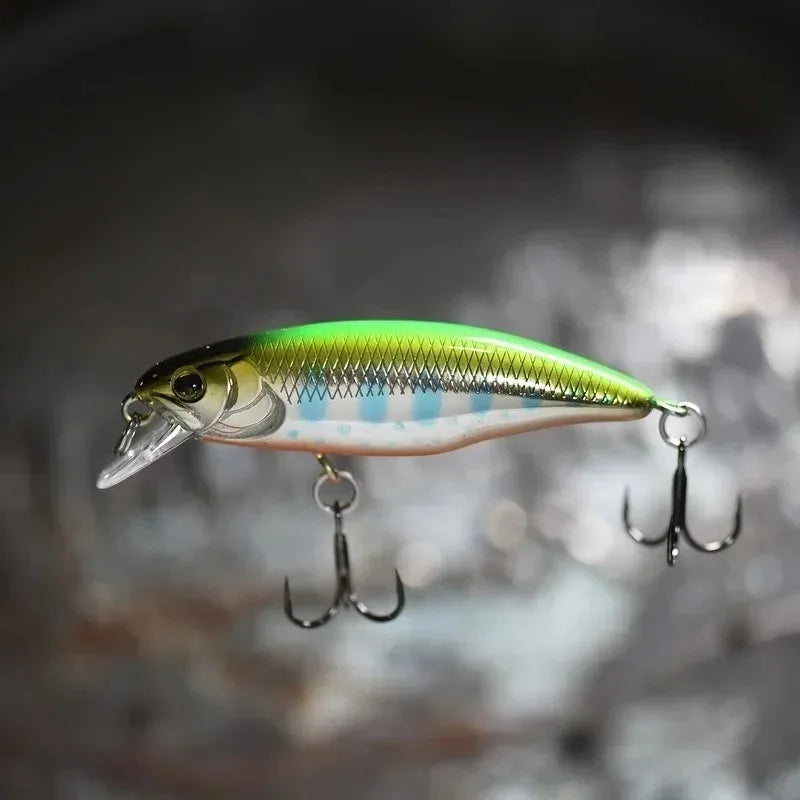 52mm Japanese Sinking Minnow Lures Jerkbait Wobbler Swimbait Artificial Hard Bait for Bass Pike Carp Fishing Tackle Oasis Select