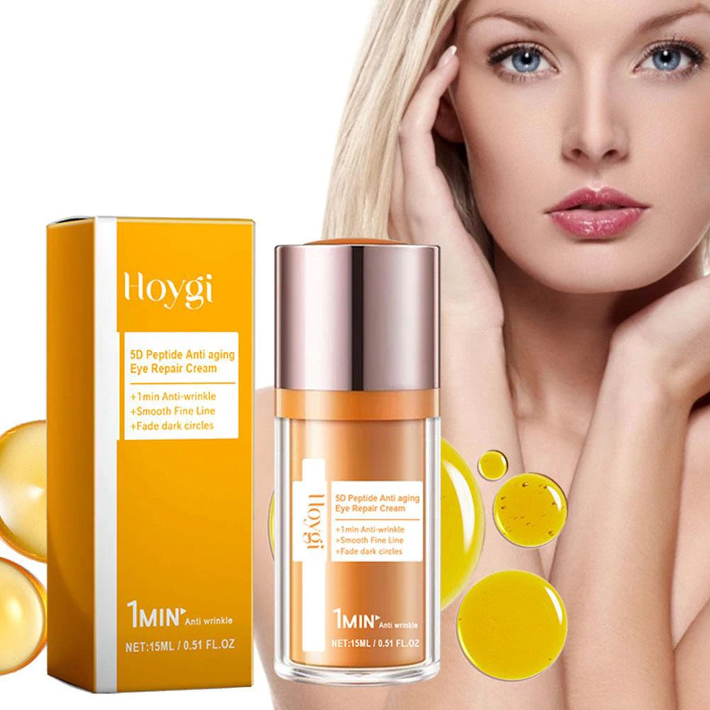Hoygi 5D Peptide Eye Cream – Dark Circles & Anti-Aging 15ml