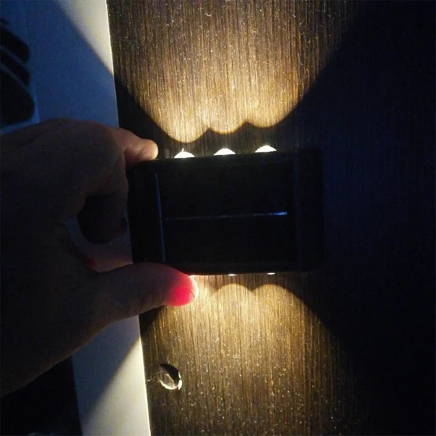 Solar LED Outdoor Wall Light – IP65 Up & Down Garden Lamp
