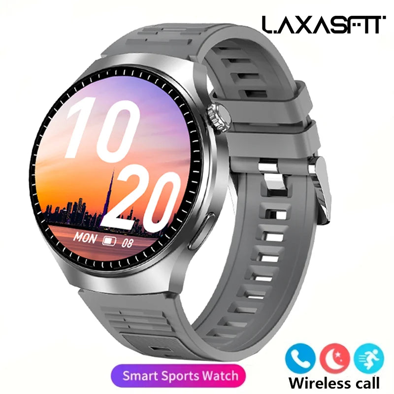 LAXASFIT Men's Smartwatch – Bluetooth Calling, HD Display