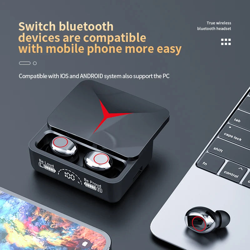 Original TWS M90 Wireless Headphones Gaming Earphone Bluetooth Sport Earbuds Music Headsets For iphone Xiaomi Free Shipping Oasis Select