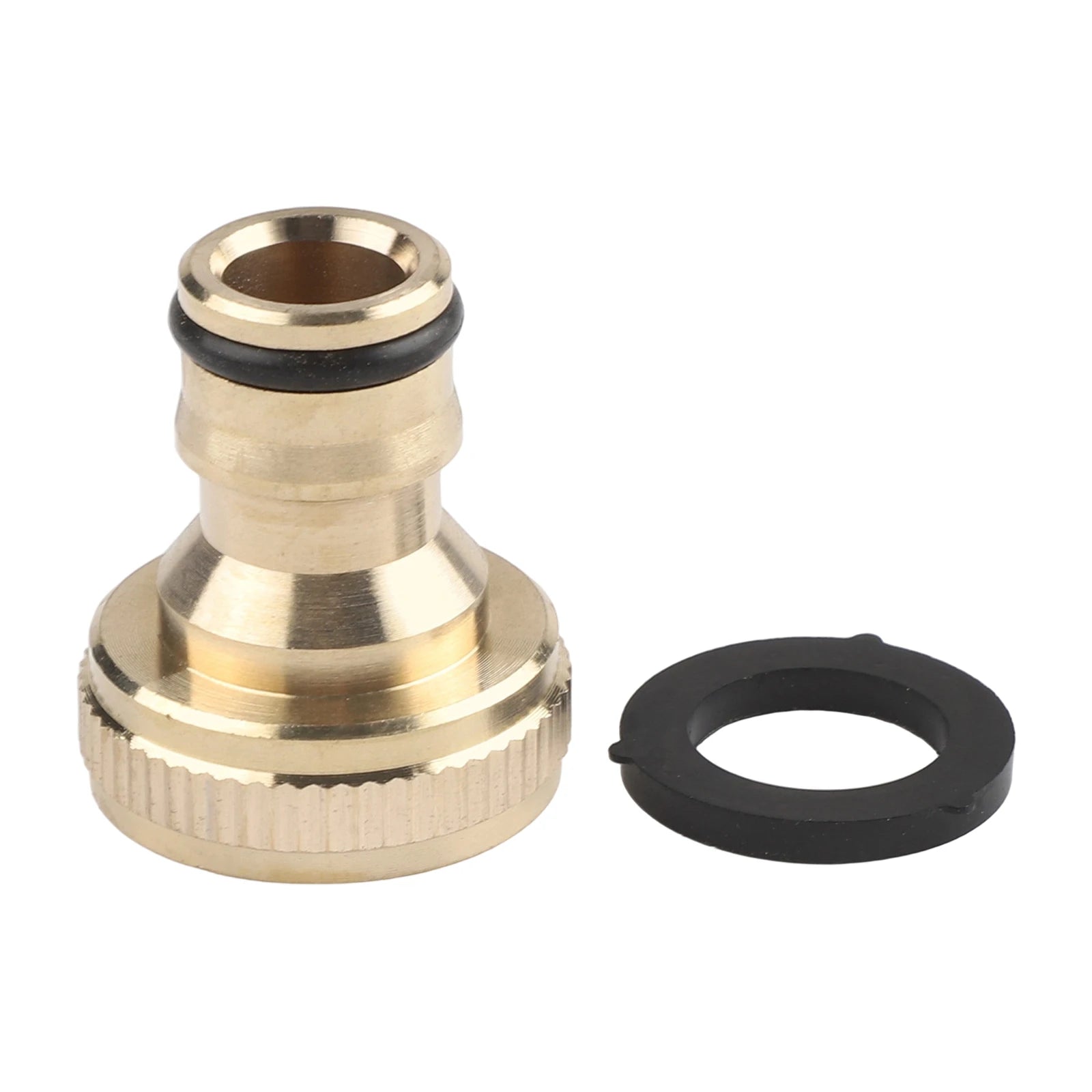 3/4" Brass Quick Connector Garden Hose Faucet Adapter
