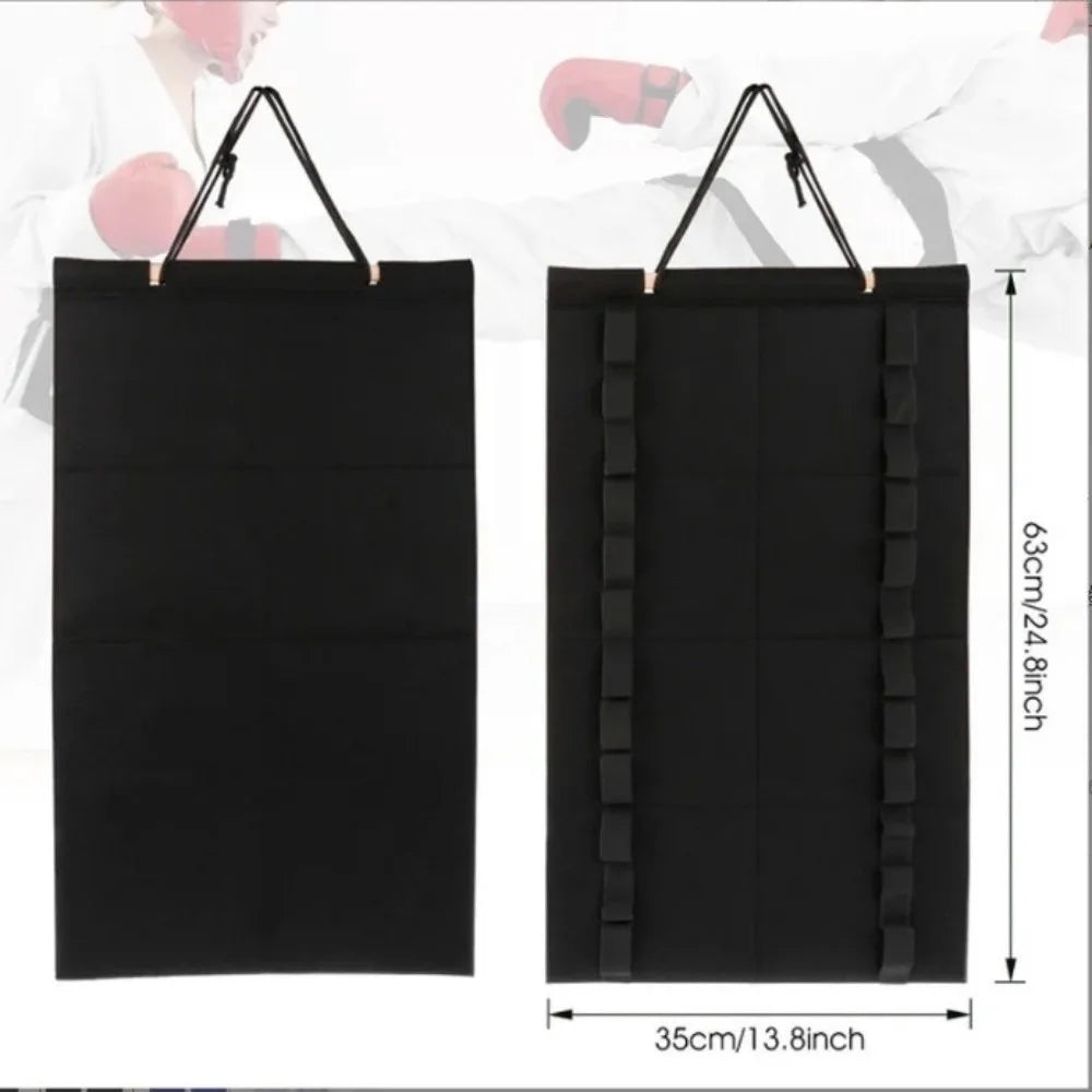 Karate Belt & Medal Display Storage Rack – Felt Hanging Bag