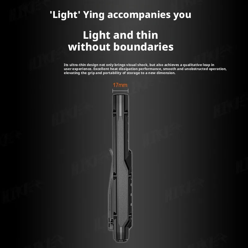 SHINEKNOT EDC Tactical Flashlight 1300 Lumen | USB-C Rechargeable