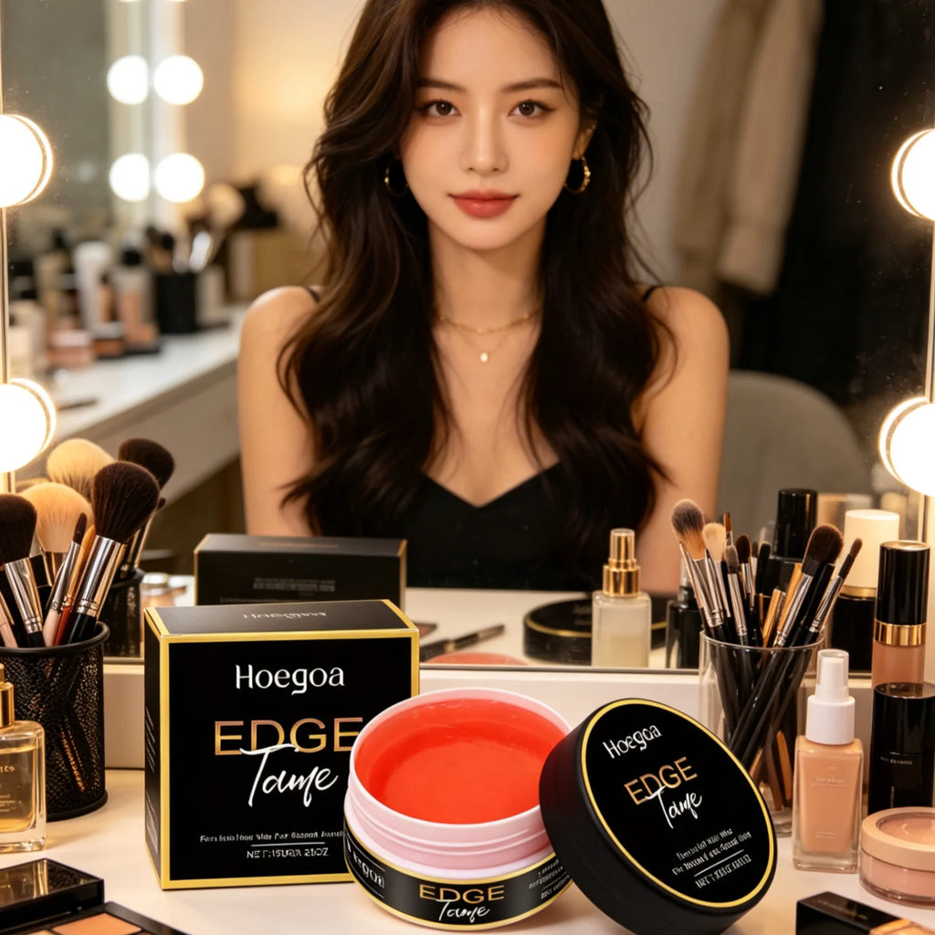 Hoegoa Styling Gel for All Hair Types Firm Hold Smooth Frizz Edge Control Enhance Gloss Fast Shaping Non Sticky Hair Wax 150g Oasis Select
