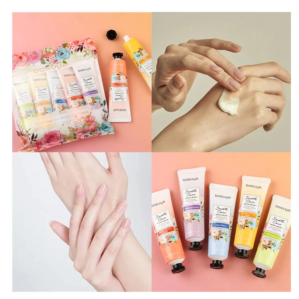 5PCS Fragrant Hand Cream, Containing Shea Butter, Glycerin and Other Ingredients Oasis Select