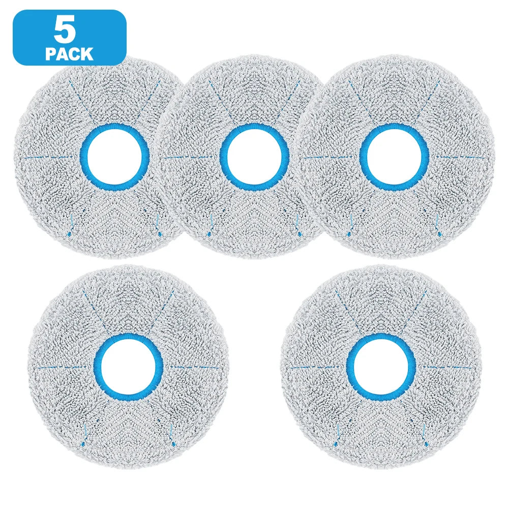 Microfiber Mop Cloth Replacement For Dreame For Matrix10 Ultra Robot Vacuum Cleaner Mopping Pad Accessories 2 Or 5 Pack Oasis Select 5 PACK