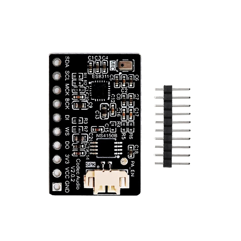 ES8311+NS4150B Audio Module Digital Amplifier with Built-in Mic Compact Design Compatible ESP32-C3/S3 Development Boards Oasis Select Onboard microphone