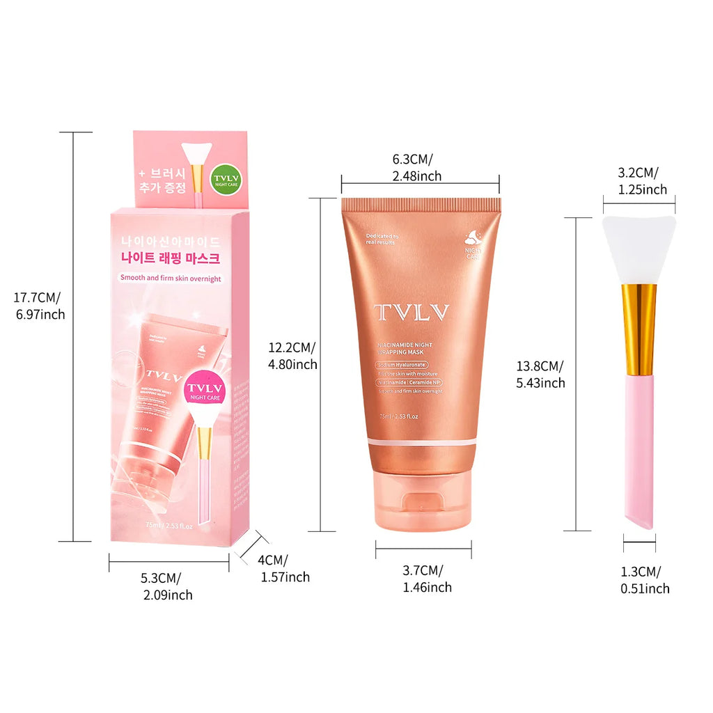 Nicotinamide Peel-Off Facial Mask – Deep Moisturizing Night Care Peel-Off Face Mask Oasis Select