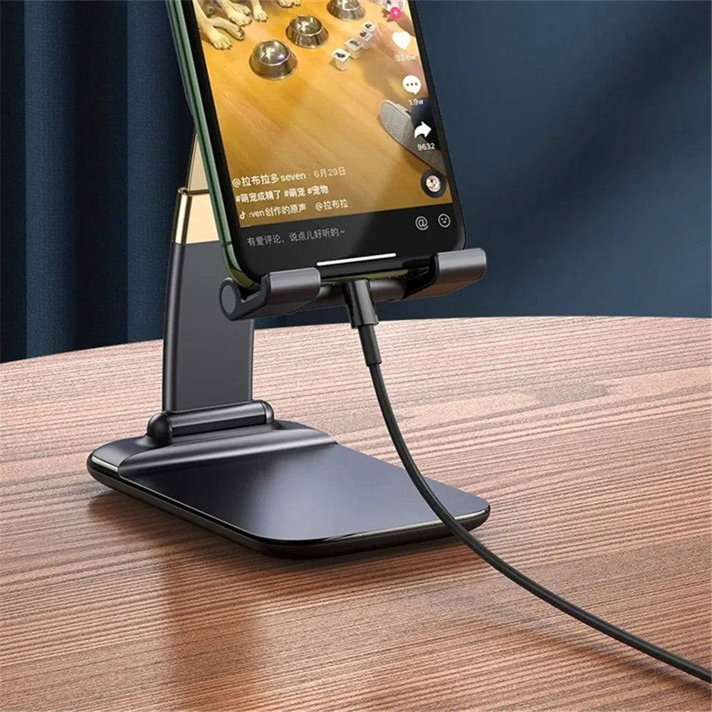 Foldable ABS Desktop Mobile Phone Stand Portable Holder Bracket for iPad iPhone 13 X Smartphone Tablet Desk Support Oasis Select