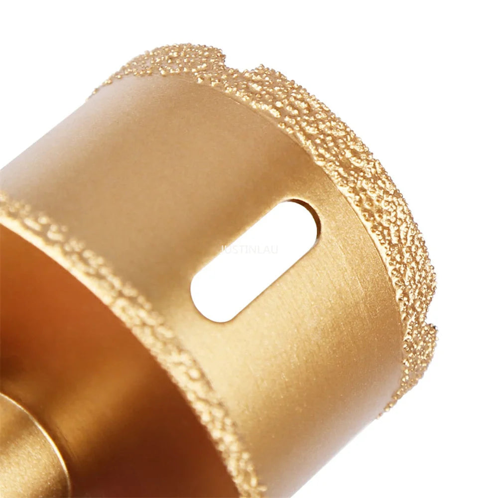 JUSTINLAU Vacuum Brazed Hole Drill Diamond Hole Saw Drill Core Bits For Marble Tiles Porcelain Tile Washbasin Hole Opener Oasis Select