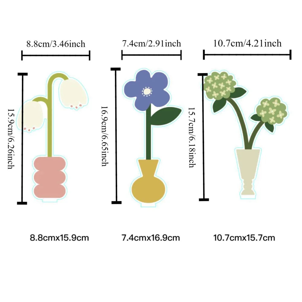 Creative Flower Shaped Photo Clip Card Holder Table Number Holder Note Holder Cute Wedding Party Desktop Decoration Card Clamp Oasis Select