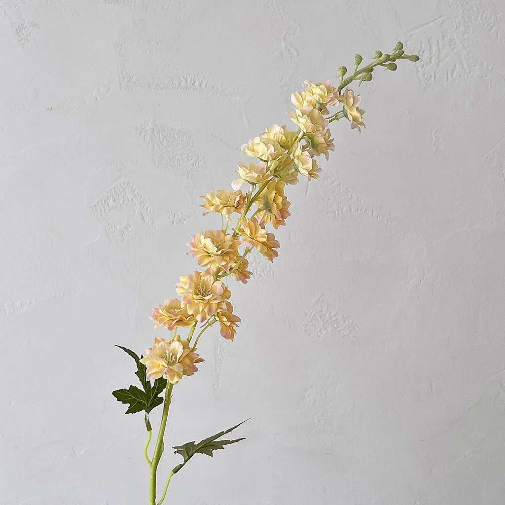 84CM Artificial Flower Swiftgrass Hyacinth Violet Home Decoration Floor Flower Arrangement Wedding Photography Prop Oasis Select Yellow-Height 84 cm