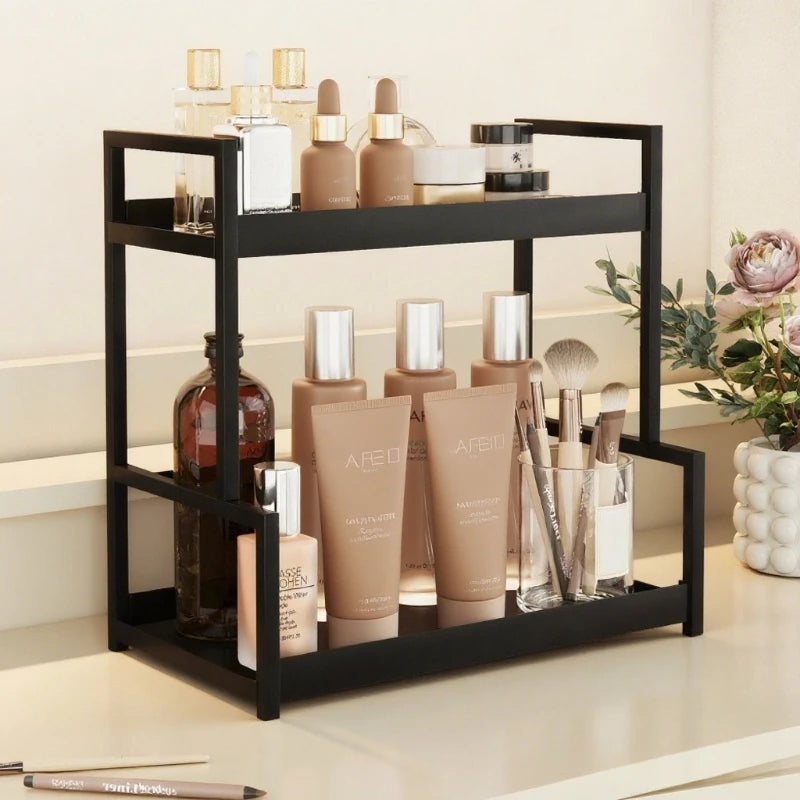 Toilet Shelf Wash Counter Cosmetics Storage Box Bathroom Dresser Perfume Skin Care Products Storage Shelf Oasis Select