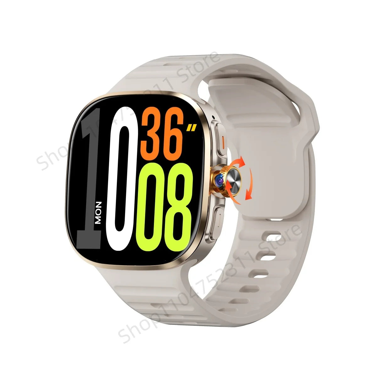 M99 Android 10 Smart Watch 4G SIM GPS AMOLED 8MP Camera
