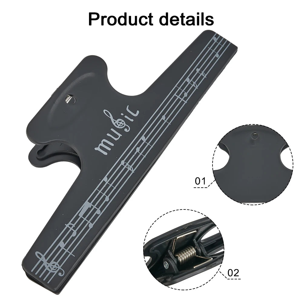 1pc Sheet Music Clip 150*50mm Music Score Fixed Clips Sheet Holder For Piano Guitar Violin Instruments Accessories Oasis Select