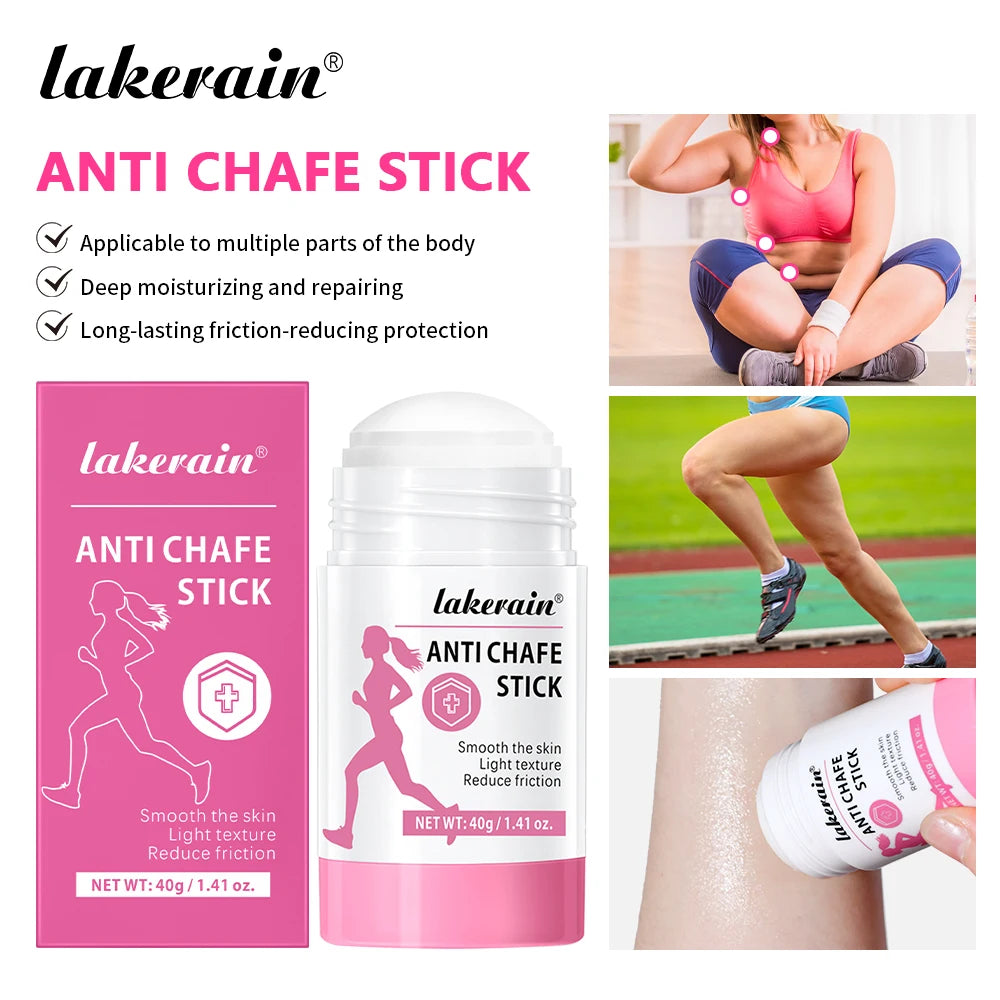Anti-Chafing Stick Friction Reducing Protection Moisturizing Dry Skin Running Chafe Stick For Heel Lower Arm Thigh Skin Care Oasis Select