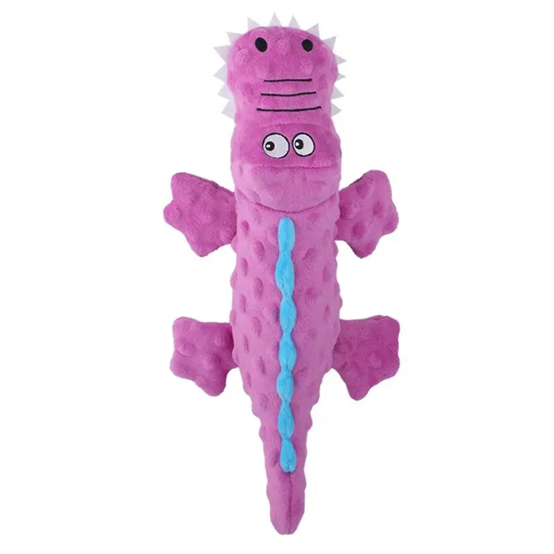 2026-WISH Cute Cartoon Dog Plush , Noise-Making Chew To Relieve Boredom, Bite-Resistant Oasis Select Purple