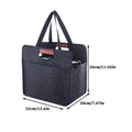 Drink Carrier Reusable Drink Cup Carriers with Handles Foldable Tote Bag Felt Foldable Portable Coffee Mug Handbag for Travel Oasis Select 6 Cups