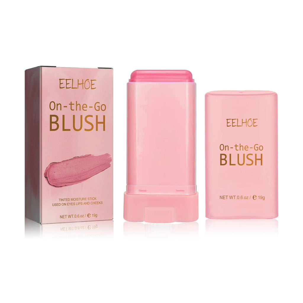 EELHOE Cream Blush Stick – Cheek Tint, Contour & Eye Shadow Cream Blush Stick Oasis Select Pink Boxed