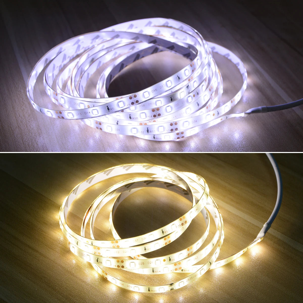 1-5m PIR Motion Sensor LED Strip Lights DC 12V Diode Tape Waterproof Auto On/Off Stairs Wardrobe Closet Kitchen Backlight Light Oasis Select