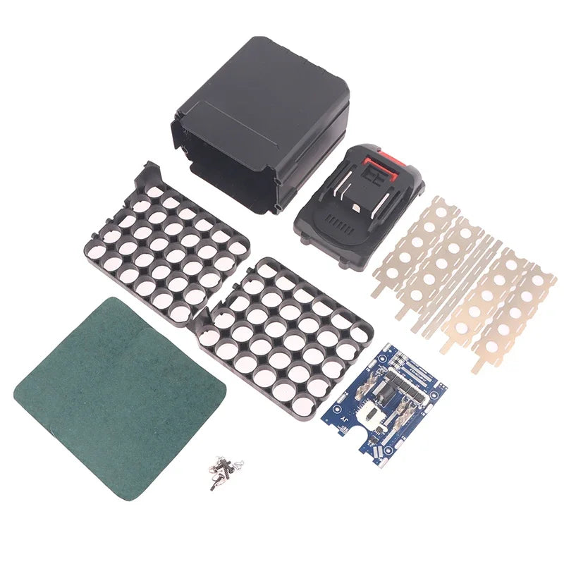 30 Cell 18650 Lithium Battery Shell PCB Charging Protection Circuit Board Boxes For Makita Li-ion Battery Housings Oasis Select