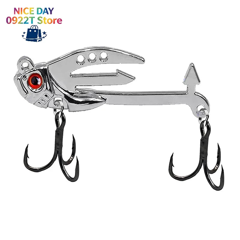 3D Metal VIB Fishing Lure Long Casting Artificial Hard Bait Universal Freshwater Saltwater Angling Tackle@#X Oasis Select