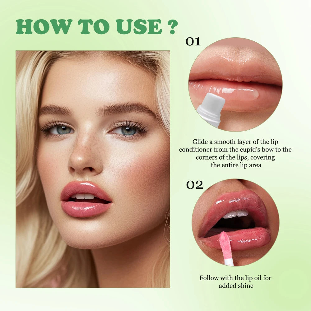 Lip Oil Lipstick Set Long Lasting Hydration Lightweight Texture Natural Lipgloss Lip Deeply Moisturizing Lip Makeup Cosmetics Oasis Select