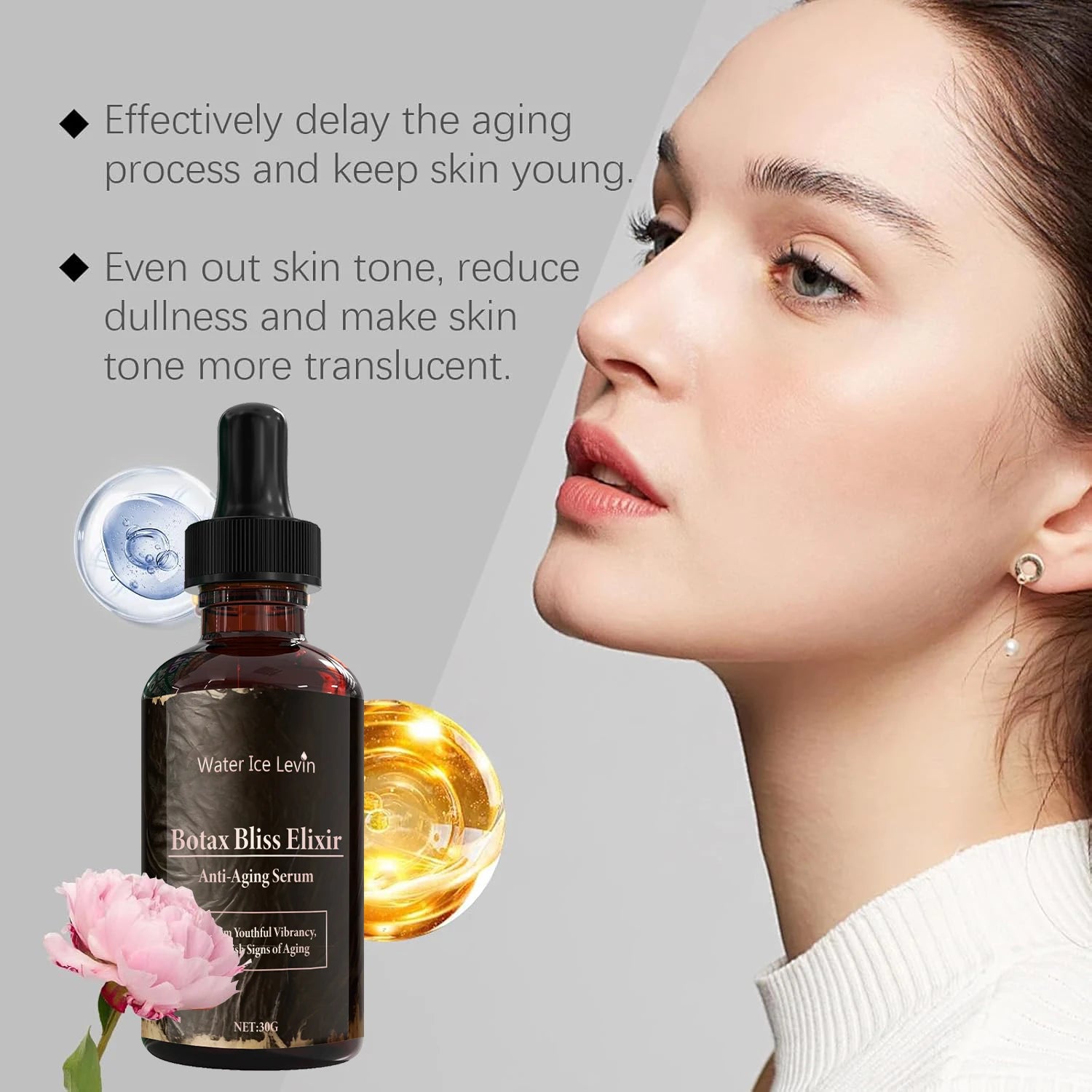 Botax Bliss Anti-Aging Serum – Retinol & Bee Venom Face Oil Anti-Aging Face Serum Oasis Select