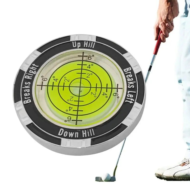 Putt Green Reader Poratble Golf Putting Tool For Golfer Golf Ball Marker High Precision Level Green Reading Aid Golf Accessories Oasis Select