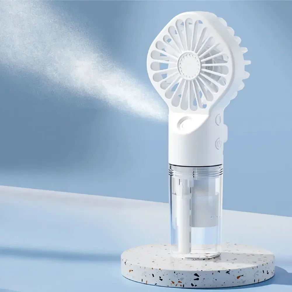 1pc Portable Handheld Spray Fan,Water Spray Mist Fan,Student Dormitory Mini Fan,Summer Supplies, Cooling Tools,Outdoor Small Fan Oasis Select