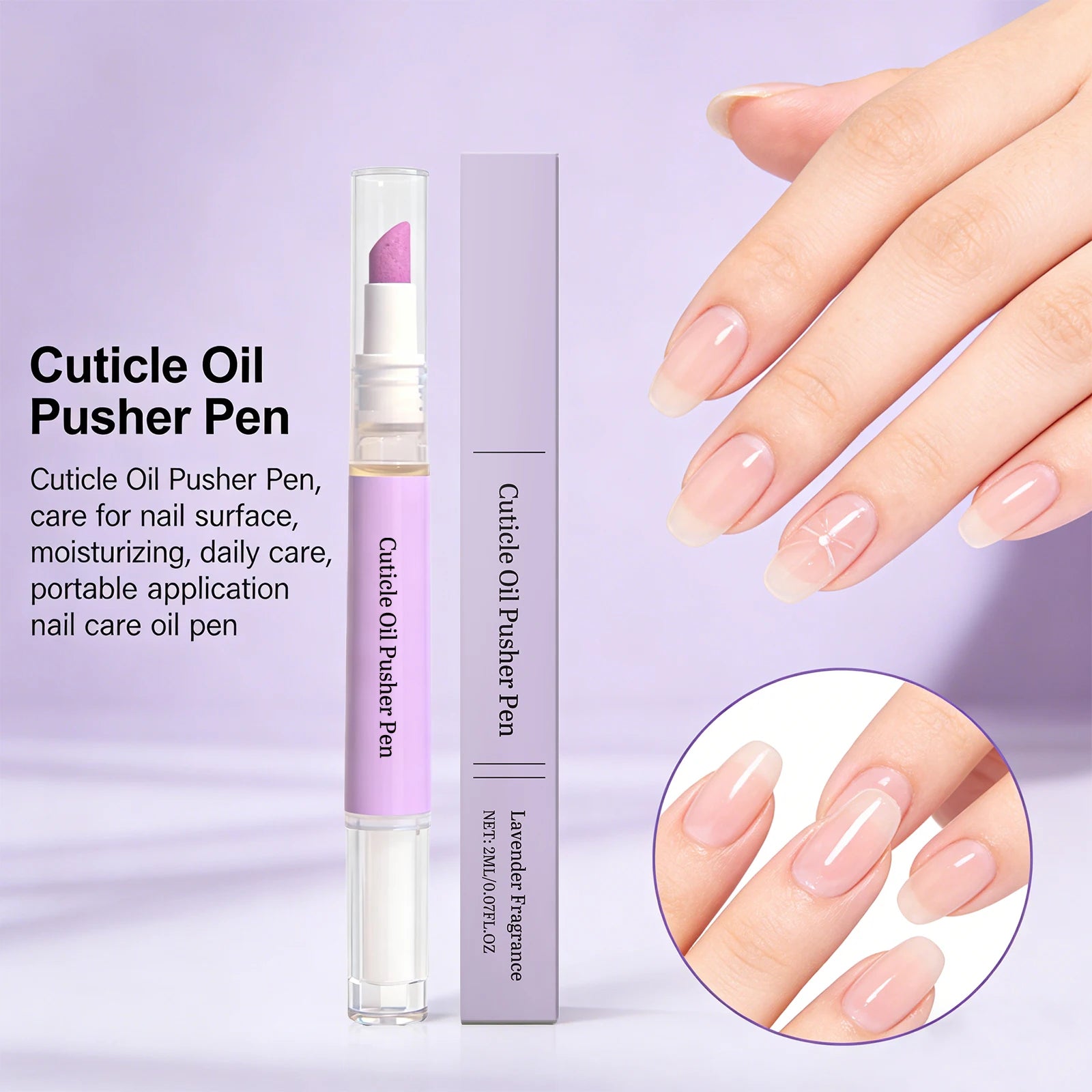 Nail Cuticle Oil Pen Dead Skin & Cuticle Remover Nail Cuticle Pusher Strengthen Nail Nourishing Manicure Nail Care Oil Pen Oasis Select