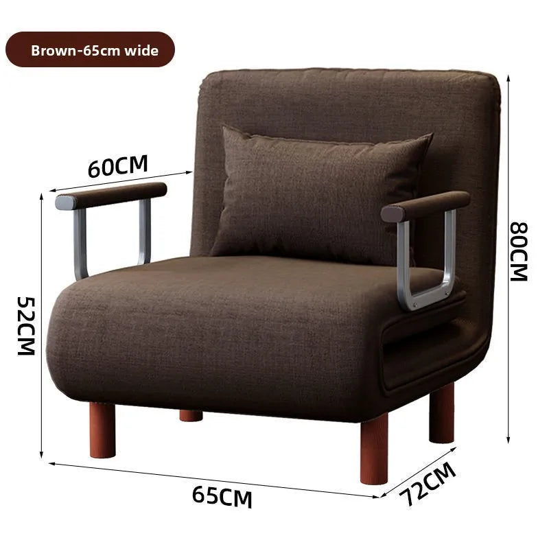 Folding sofa bed dual-purpose living room multi-functional lunch break lazy sofa space-saving single Internet sofa bed Oasis Select 65 190 3