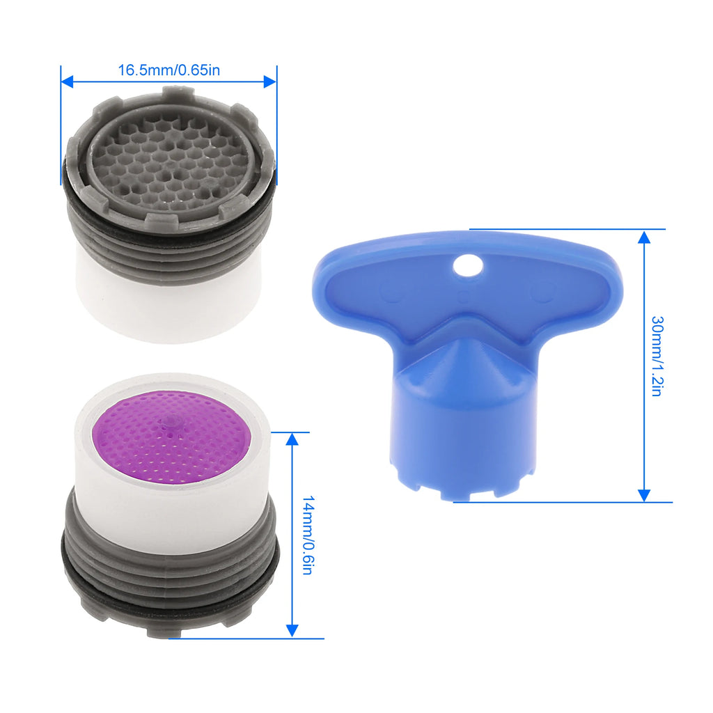 6/10PCS M16 M18 ABS Faucet Aerator With 2Pcs Wrench Water Saving Anti-Splash Tap Bubbler For Bathroom Faucet Accessories Oasis Select 1 set M18