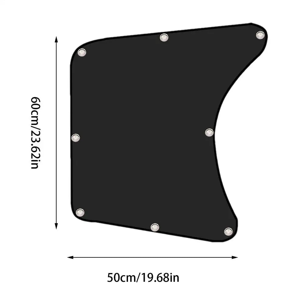 Car Sunshade Sun Protection Heat Insulation Sunshade Vehicle Sun Visor Car Side Window Sunshade Semi-Truck Side Window Sunshade Oasis Select Black