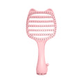 Cat-Ear Hollow Hair Brush – Anti-Static Detangling Comb Scalp Massage Hair Brush Oasis Select M36-pink-02