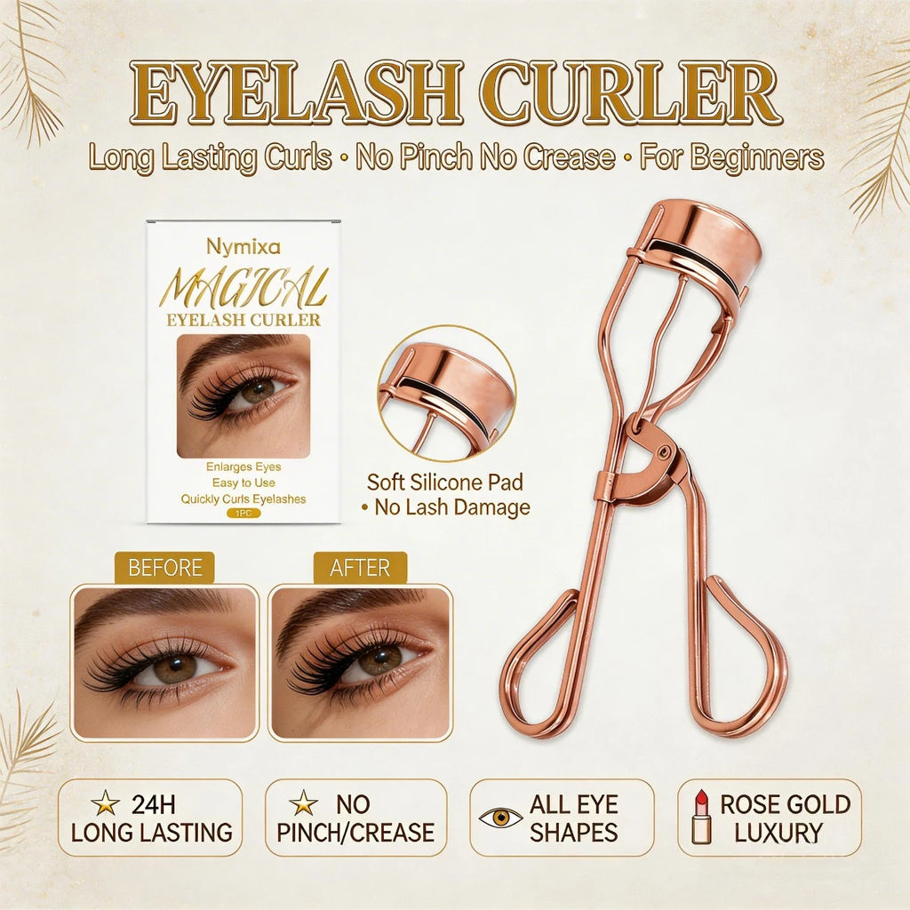 Eyelash Curler Professional Carbon Steel Natural Curl Long Lasting Beauty Essential Easy Use Beginner Friendly Makeup Tool Oasis Select