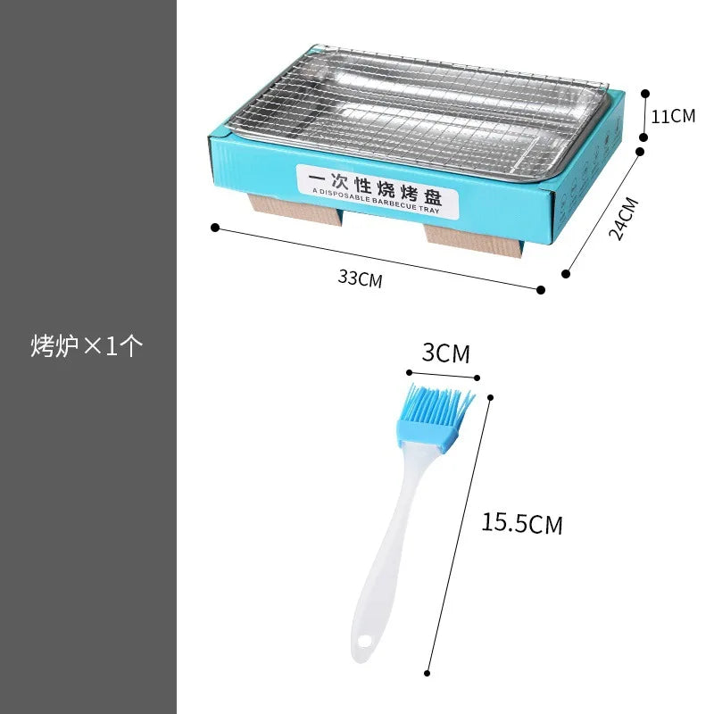 Disposable Grills Home Smokeless Carbon Grills Camping Fire Charcoal Grills Outdoor Portable Roasts Bbq Grill Outdoor Oasis Select Disposable oven
