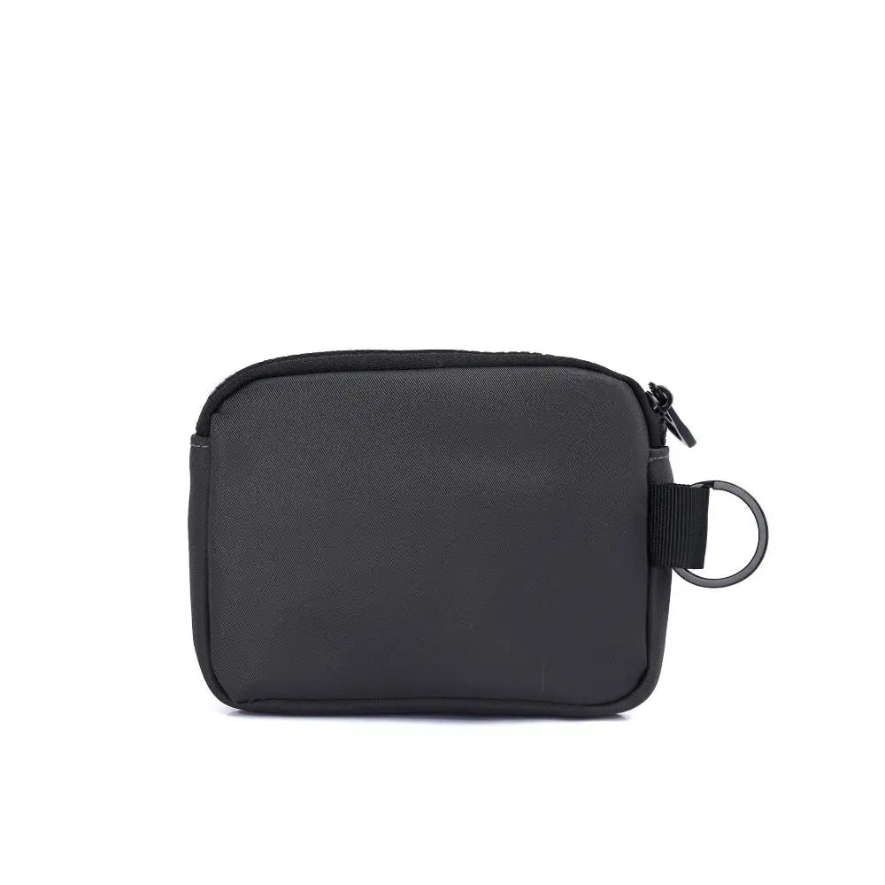 Fashion Canvas Coin Purse Card Holder Solid Color Storage Bag Zipper Earphone Bag Boy Oasis Select