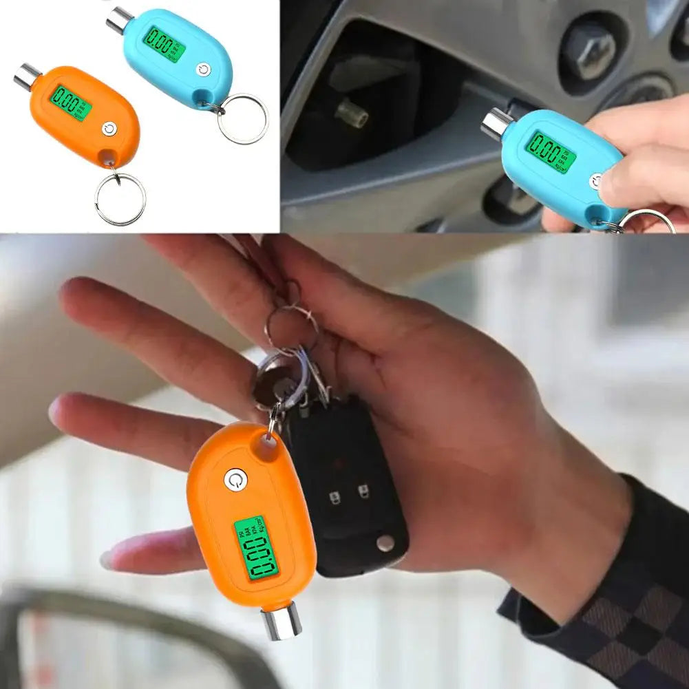 Digital Tire Pressure Gauge LCD – PSI BAR KPA | Car & Bike Digital Tire Gauge Oasis Select