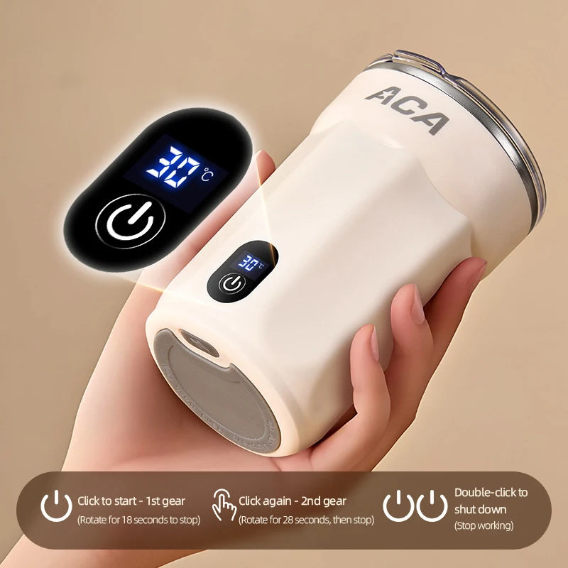 URGGU 300ml Smart Self-Stirring Cup | USB Magnetic Auto Blend