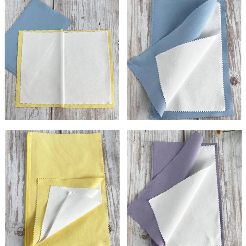 25x32cm Jewelry Silver Polishing Cleaning Cloth for Cleaning Gold, Diamonds, Platinum, Gemstones, Coins Tarnish Remover Tool Oasis Select