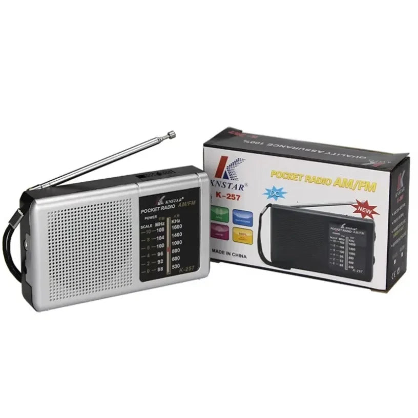 SW/AM/FM Battery Operated Telescopic Antenna Digital Radio Built-in Speaker Portable Mini Radio for Indoor Outdoor Emergency Use Oasis Select