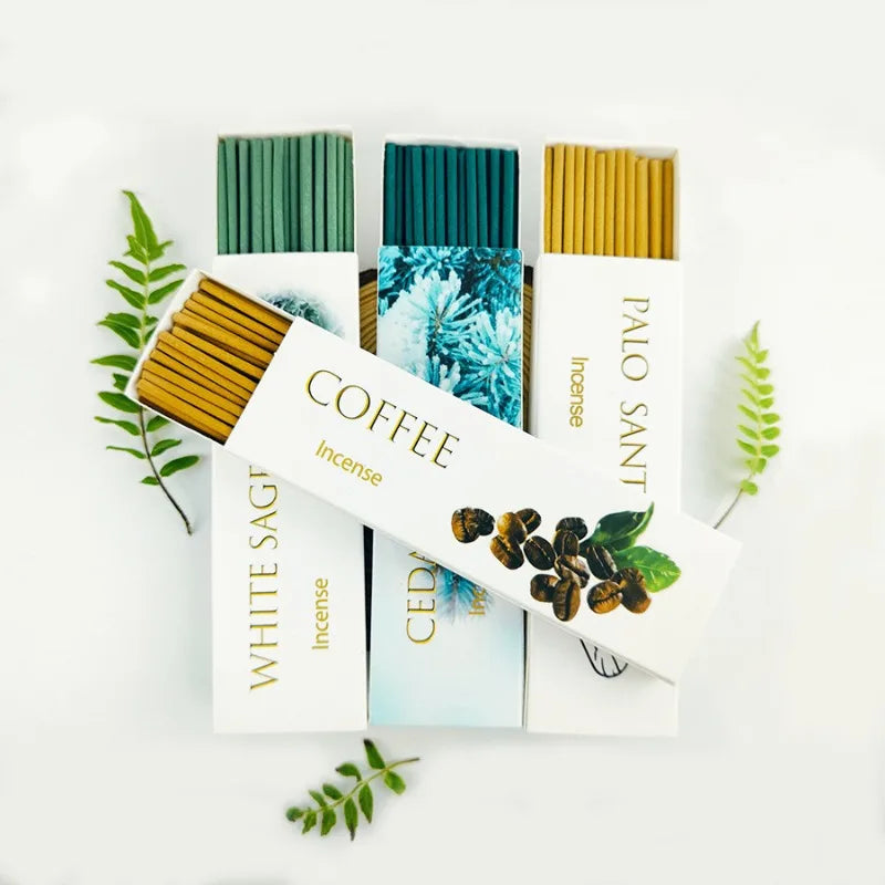 4 Exquisite Boxed Sets of Incense Sticks, 12cm Long Incense Sticks Are Very Popular | For Home Decoration Long-Lasting Fragrance Oasis Select