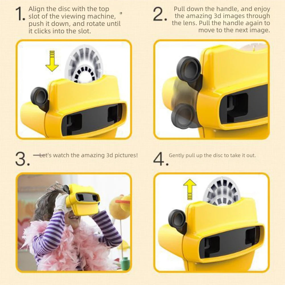 3D Slide Viewer for Kids – Portable STEM Learning Toy